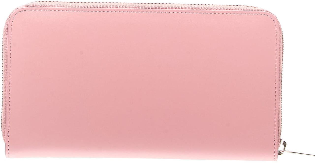 Orciani Portafoglio Full Zip Pelle Rosa Roze