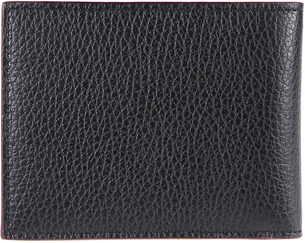 Orciani Micron Bicolor Wallet Black Zwart