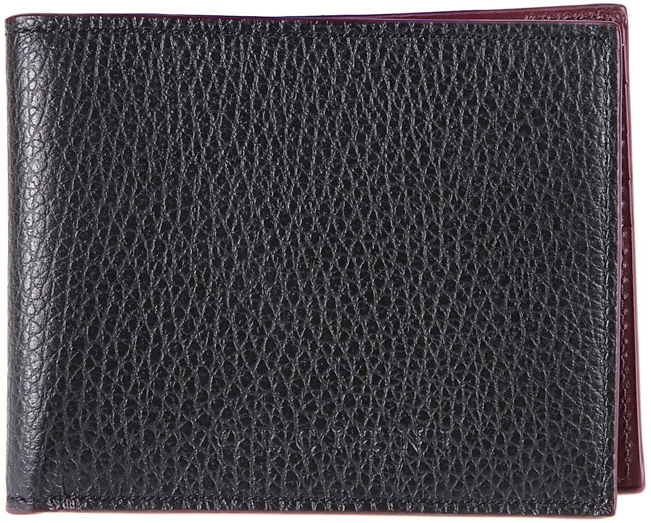 Orciani Micron Bicolor Wallet Black Zwart
