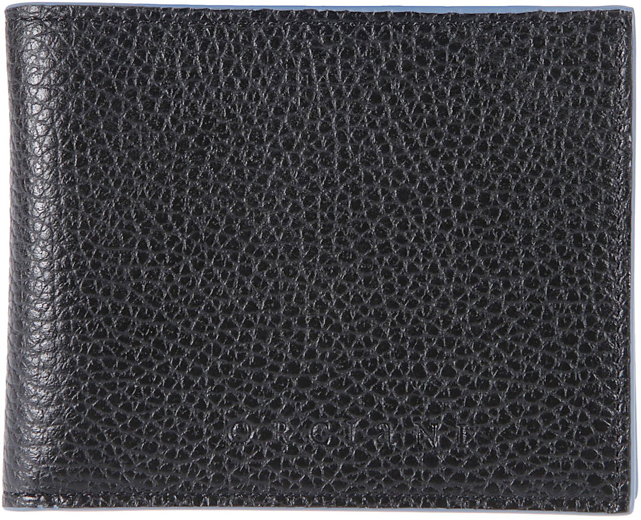 Orciani Micron Bicolor Wallet Black Zwart