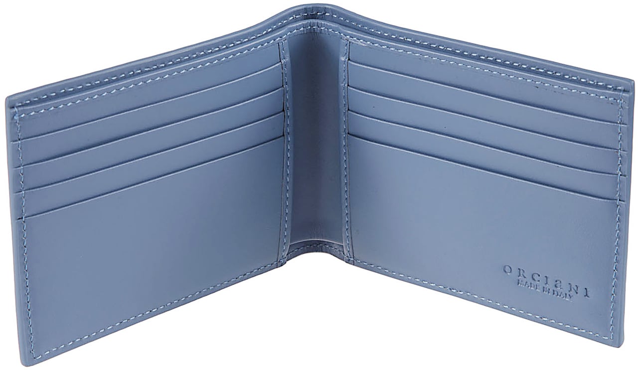 Orciani Micron Bicolor Wallet Black Zwart