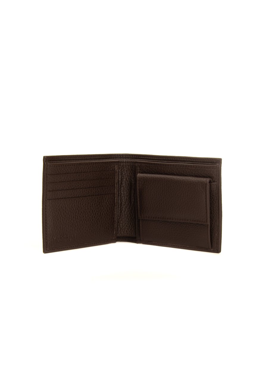 Orciani Bifold Wallet with Coin Pocket Zwart