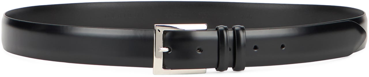 Orciani Brushed leather belt Zwart