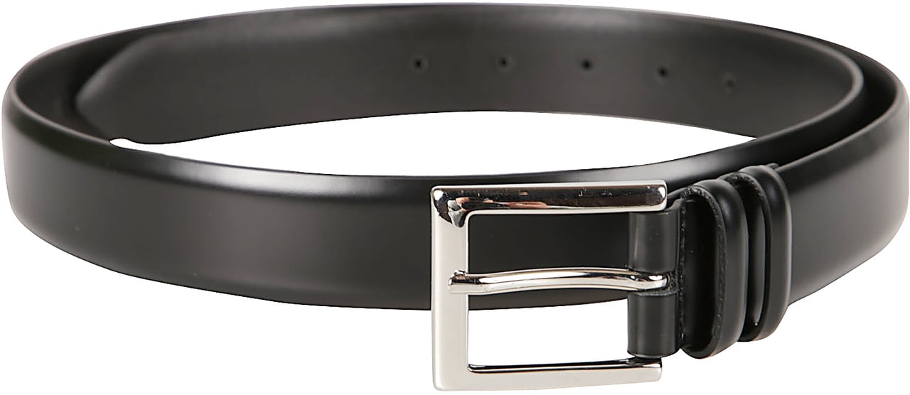 Orciani Classic Belt Black Zwart