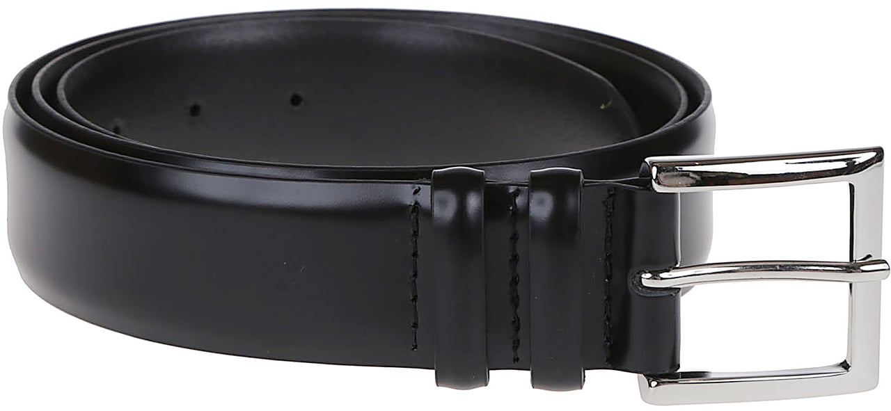Orciani Classic Belt Black Zwart