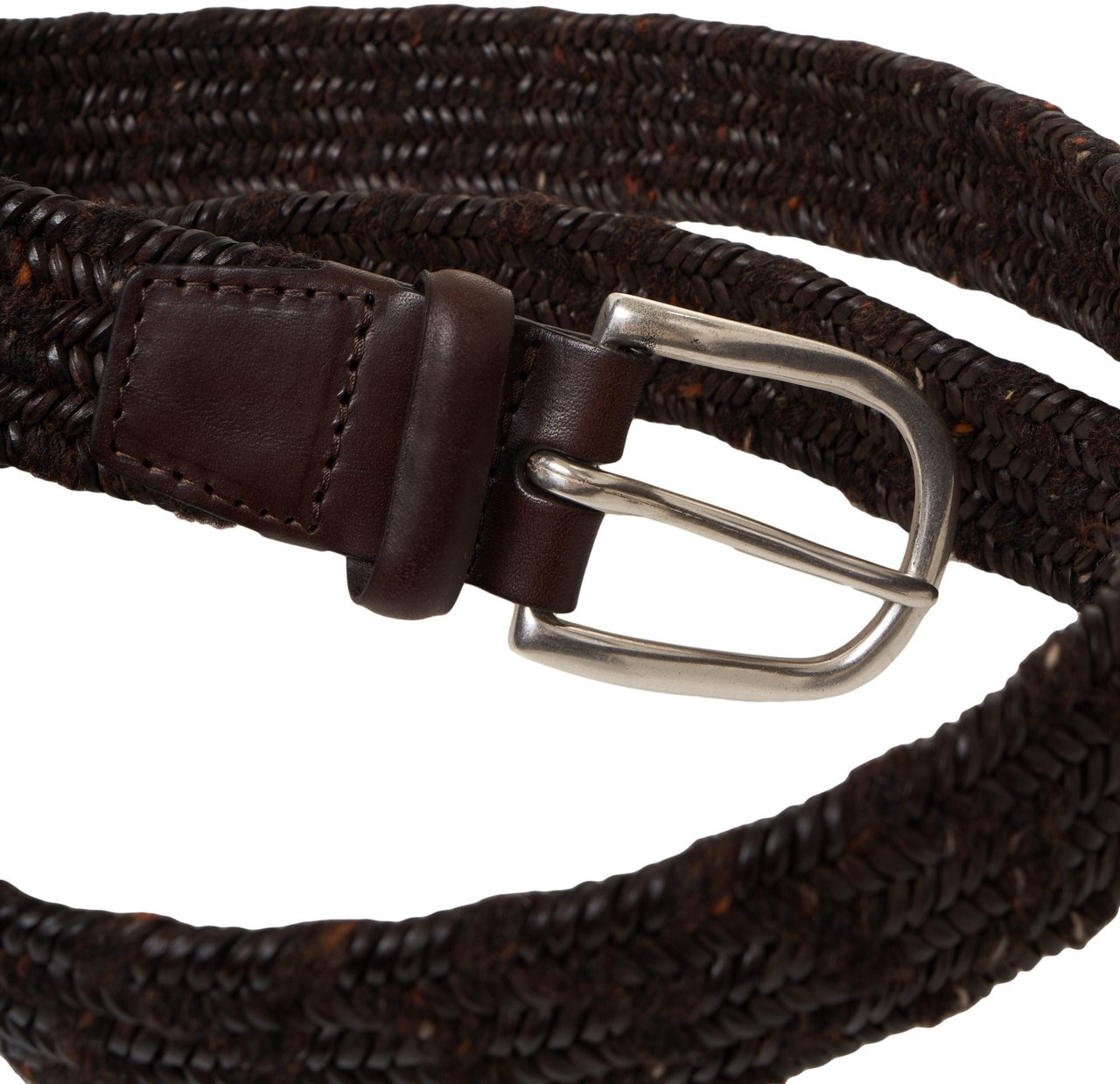 Orciani Leather belt Bruin