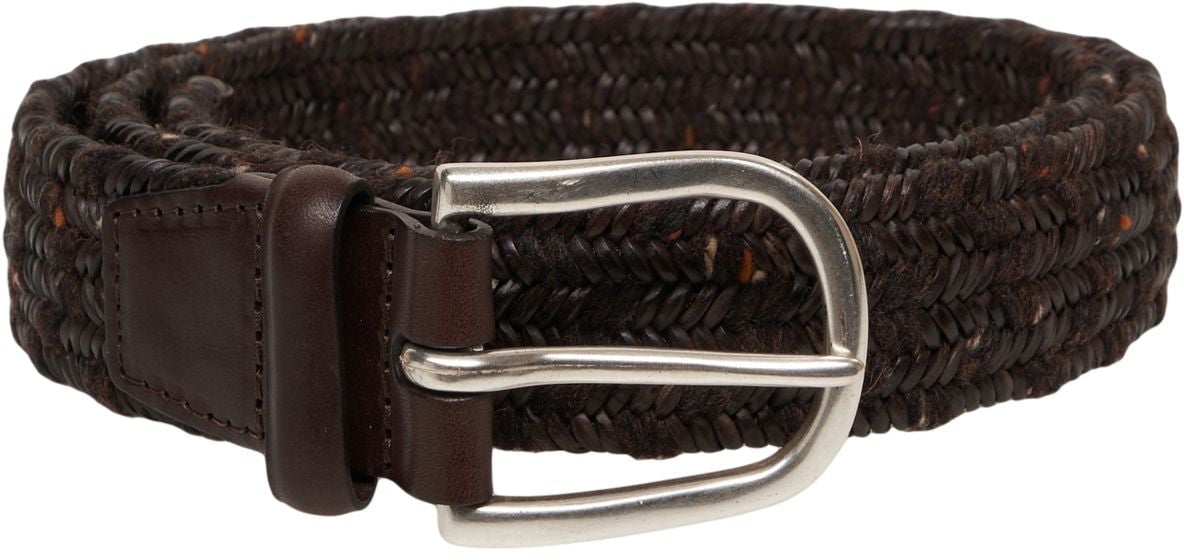 Orciani Leather belt Bruin