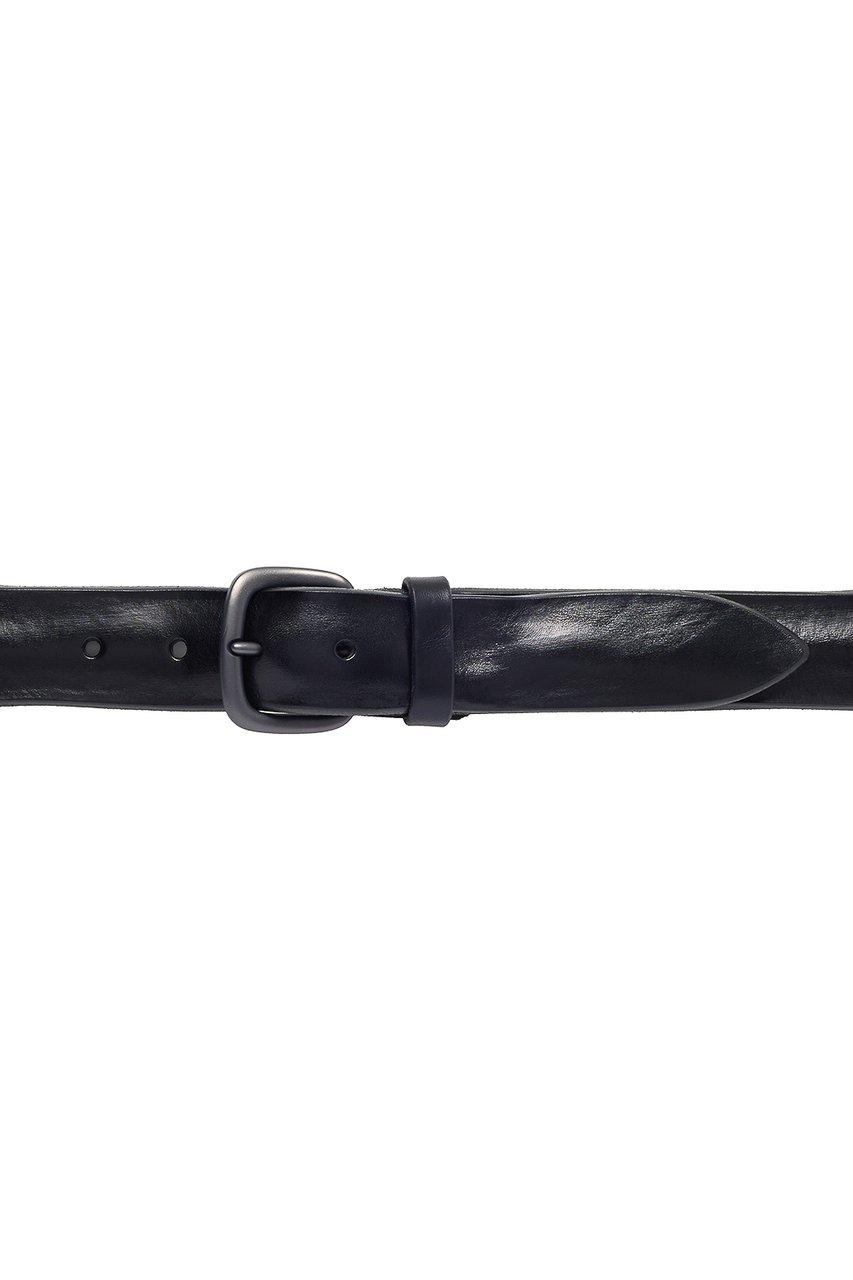Orciani Delavé Leather Belt Zwart