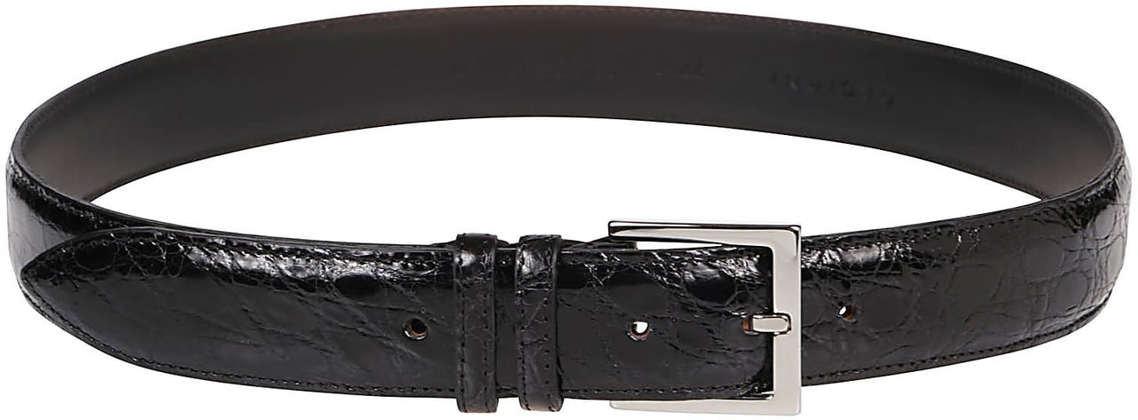 Orciani Classic Belt Black Zwart