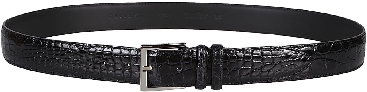 Orciani Classic Belt Black Zwart