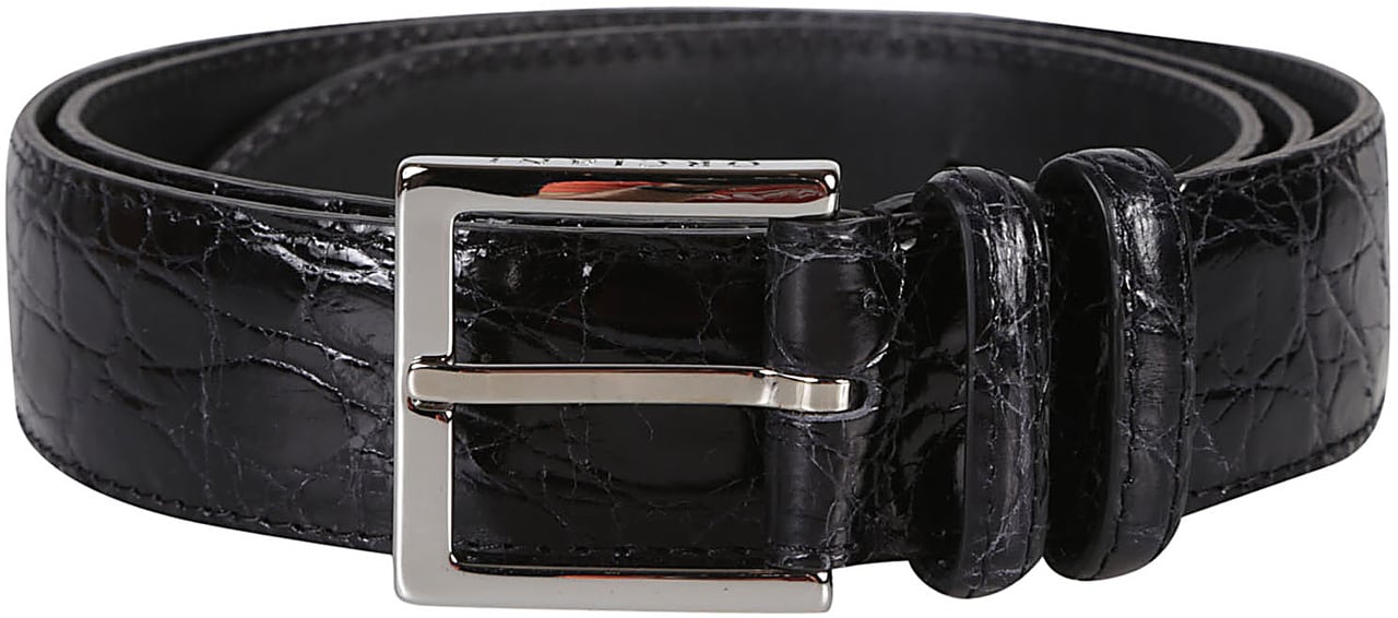 Orciani Classic Belt Black Zwart