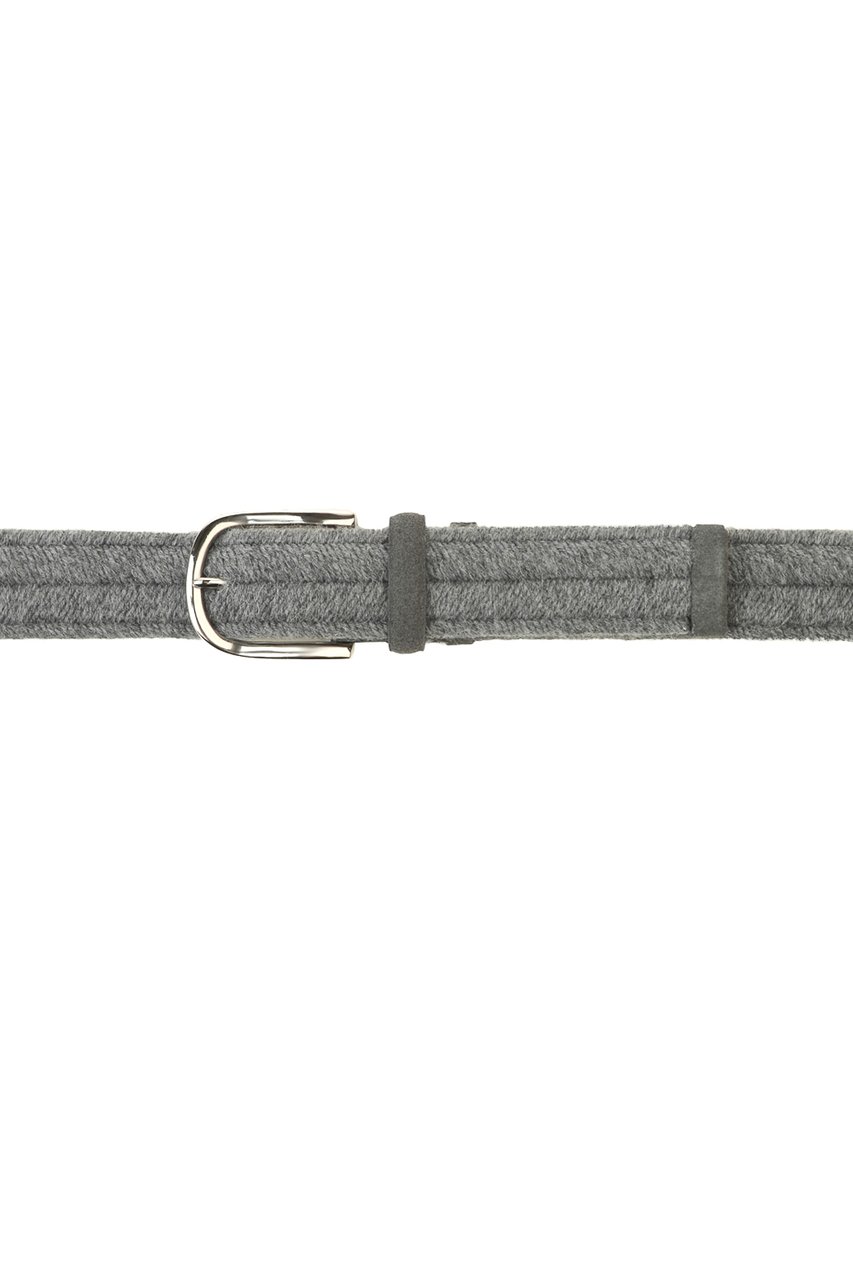 Orciani Stretch Wool Belt Grijs