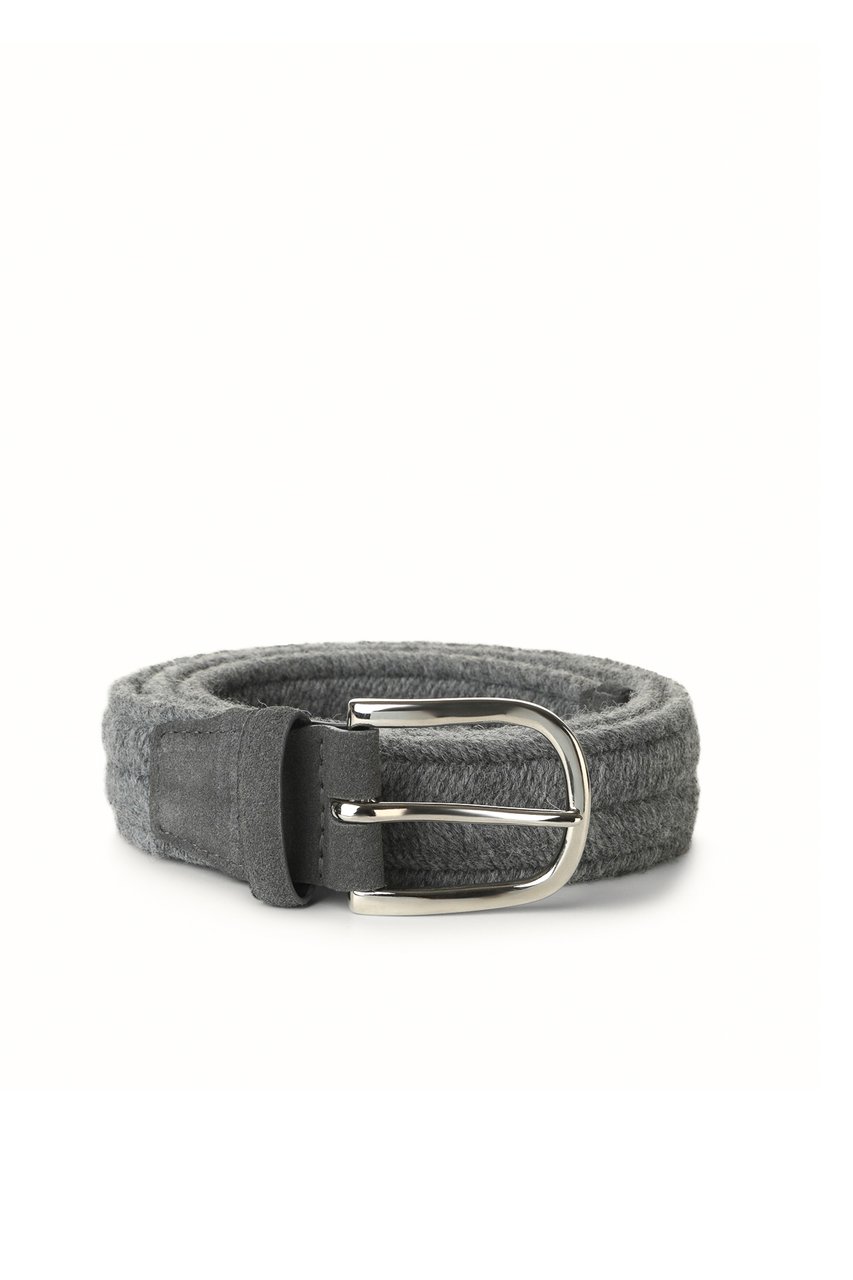 Orciani Stretch Wool Belt Grijs