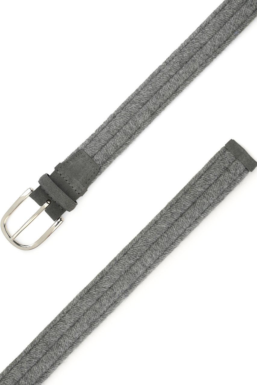 Orciani Stretch Wool Belt Grijs