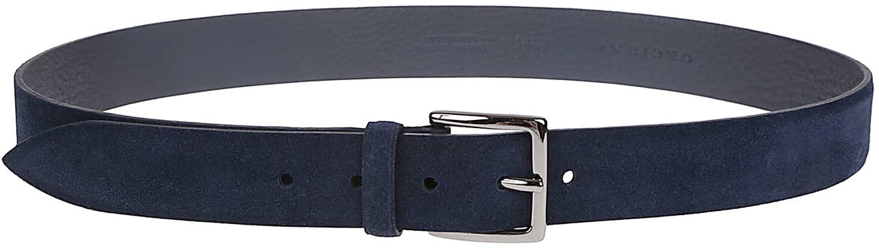 Orciani Amalfi Belt Blue Blauw