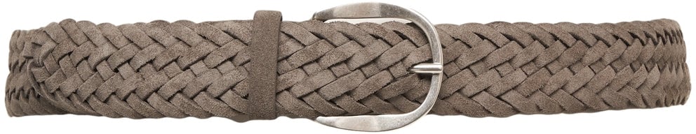 Orciani Suede belt 'SUP' Grijs