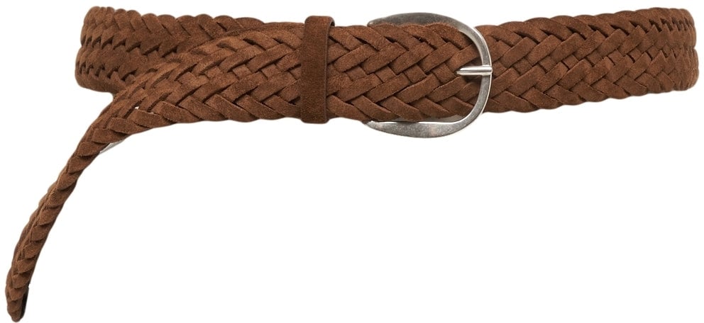 Orciani Suede belt 'SUP' Bruin