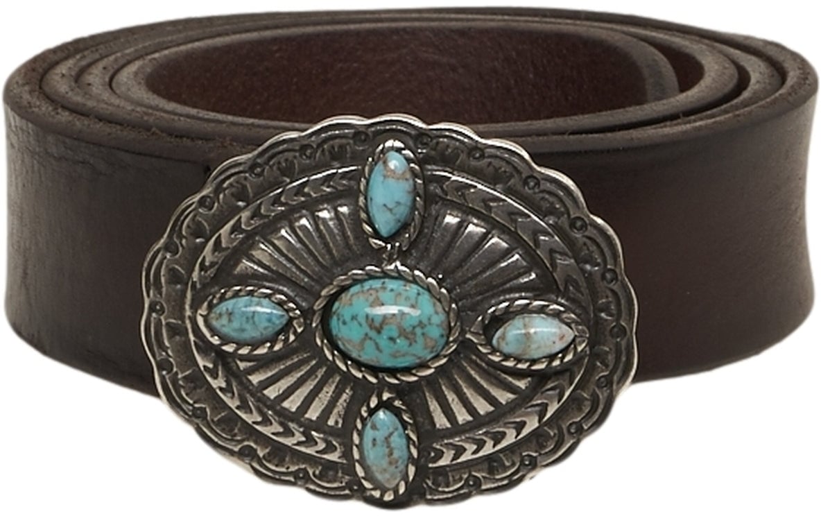 Orciani Belt 'Bull Soft' Bruin