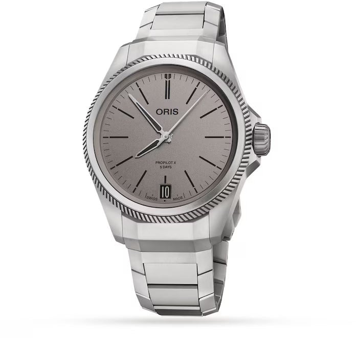 Oris Oris ProPilot X Calibre 400 Herenhorloge 39mm Zilver