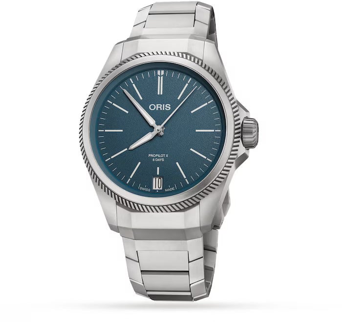 Oris Oris ProPilot X Calibre 400 Herenhorloge 39mm Zilver