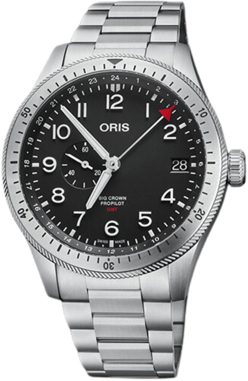 Oris Oris Big Crown ProPilot Timer GMT Herenhorloge 44mm Zilver