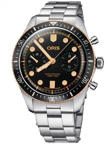 Oris Oris Divers Sixty-Five Chronograaf 43mm Zilver