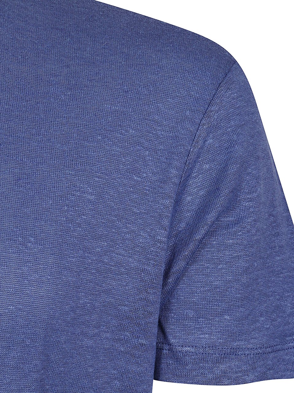 Orlebar Brown Lightweight Linen Crew Neck T-Shirt Blauw