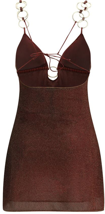 Oséree Brown Polyamide Casual Dress Bruin
