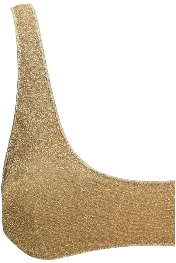 Oséree Oséree Gold Polyamide One-Piece Swimsuit Goud