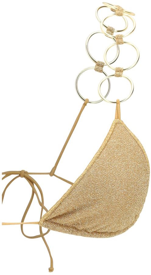 Oséree Gold Polyamide Bikini Goud
