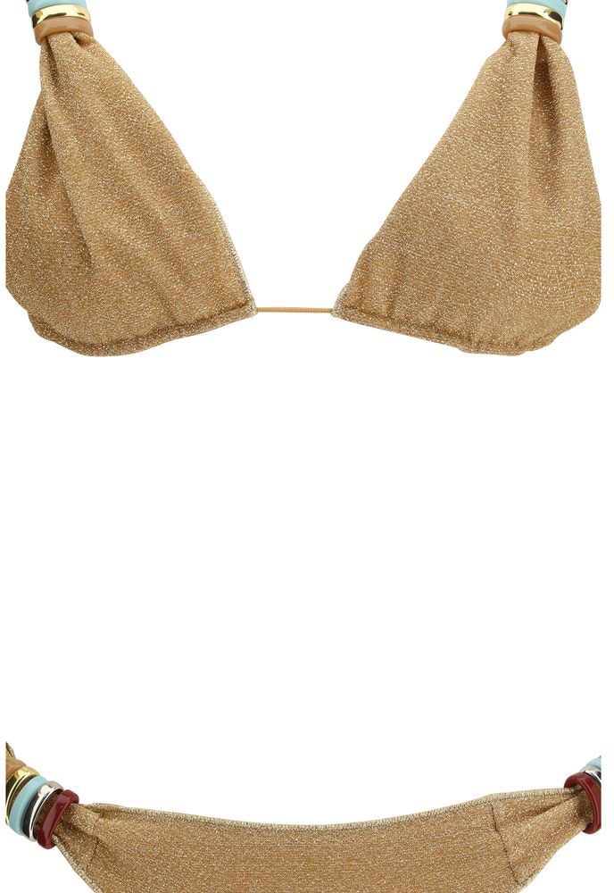 Oséree Oséree Gold Polyamide Bikini Goud