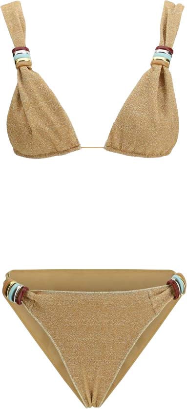 Oséree Oséree Gold Polyamide Bikini Goud