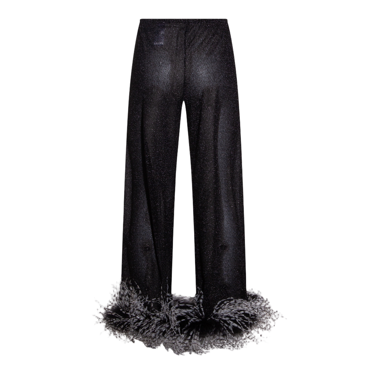 Oséree Tailored Black Trousers With Straight Leg Cut And Polished Appearance Zwart