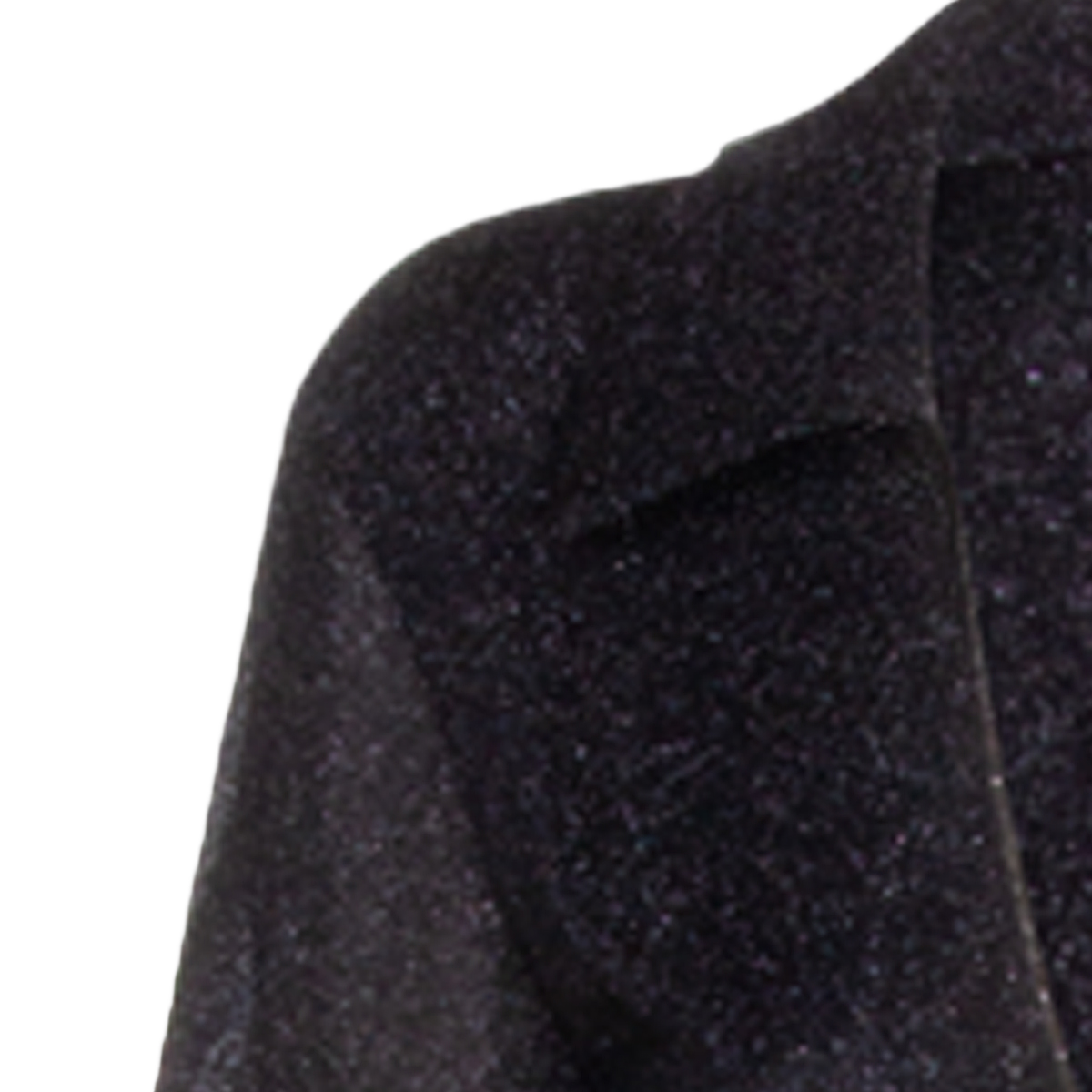 Oséree Classic Silhouette Black Dress With Smooth Texture Zwart