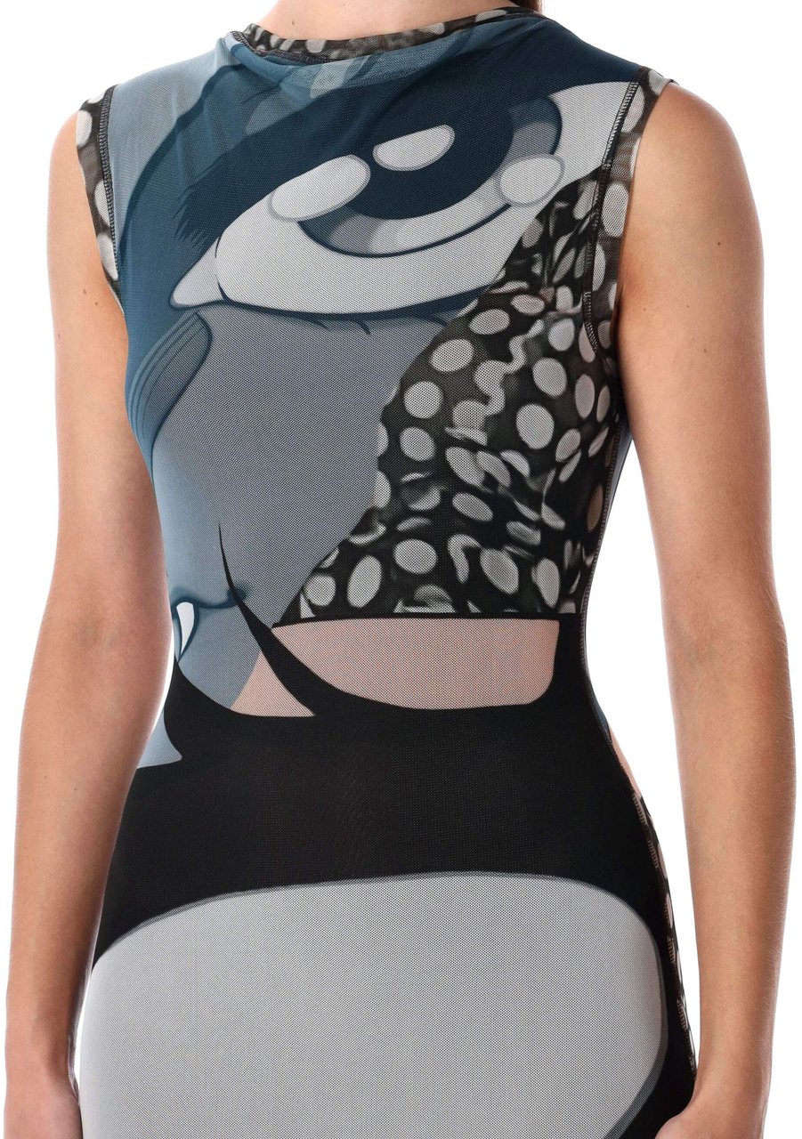 Ottolinger Julien Ceccaldi Mini Dress Prt Divers