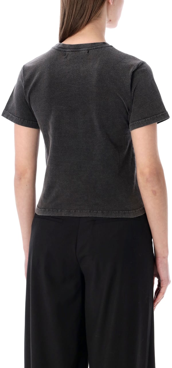 Ottolinger Pirced Fit Tee Washed Black Donkergrijs