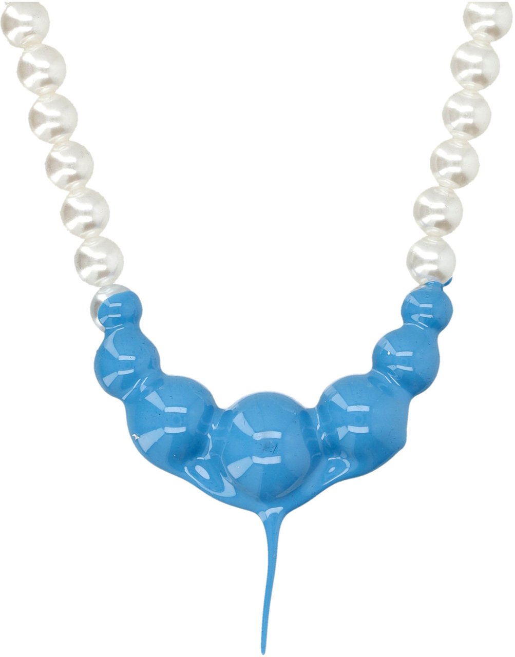 Ottolinger Necklace Silver Blue Zilver