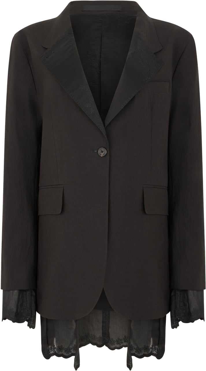 Our Legacy Reversible linen jacket Zwart