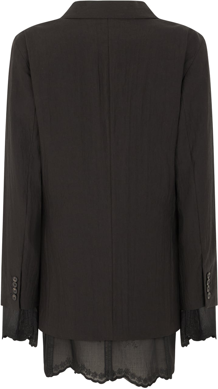 Our Legacy Reversible linen jacket Zwart