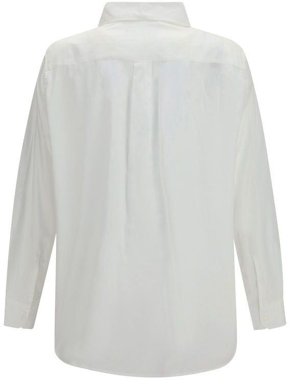 Our Legacy White Cotton Pattern Shirt Wit
