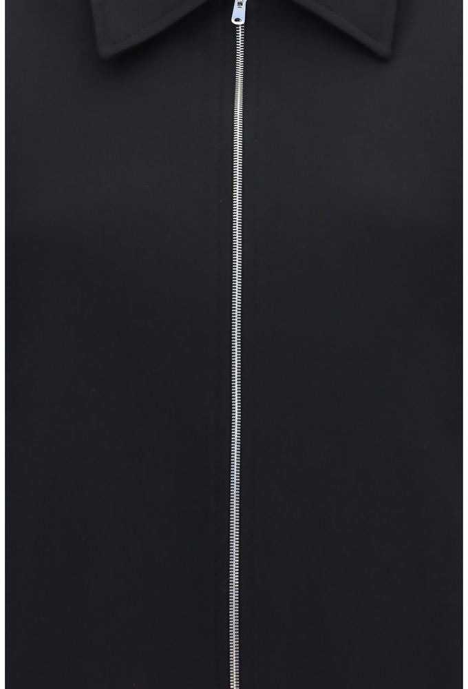 Our Legacy Black Wool Oves Aries Full-Length Jacket Zwart