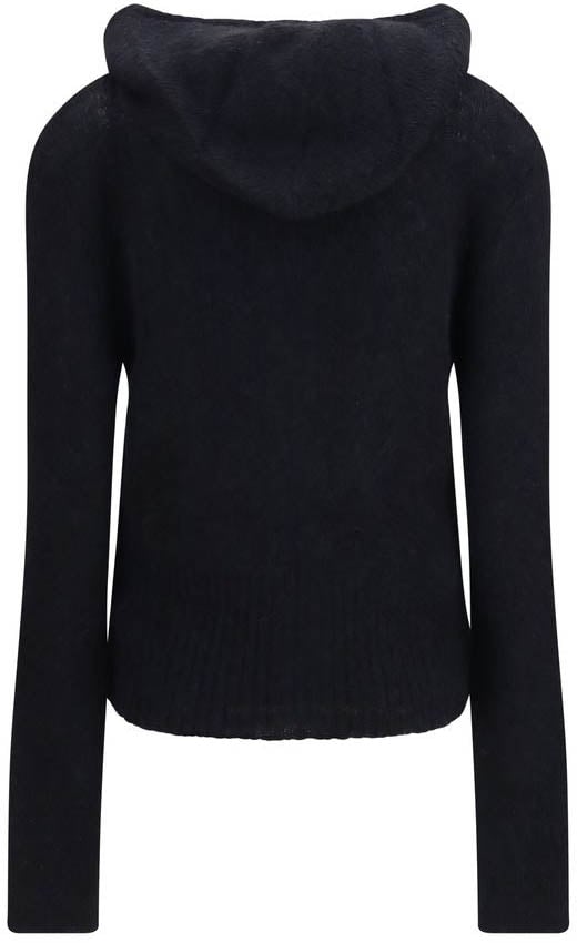 Our Legacy Black Alpaca Vicugna Pacos Sweatshirt Zwart