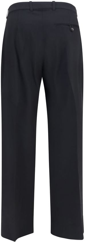 Our Legacy Black Wool Oves Aries Flared Pants Zwart