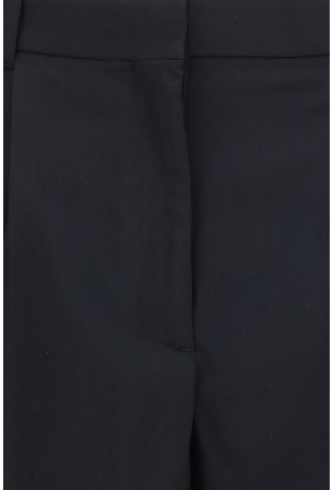 Our Legacy Black Wool Oves Aries Flared Pants Zwart