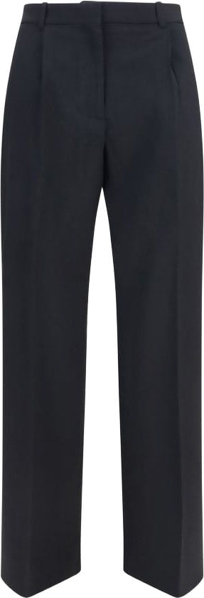 Our Legacy Black Wool Oves Aries Flared Pants Zwart