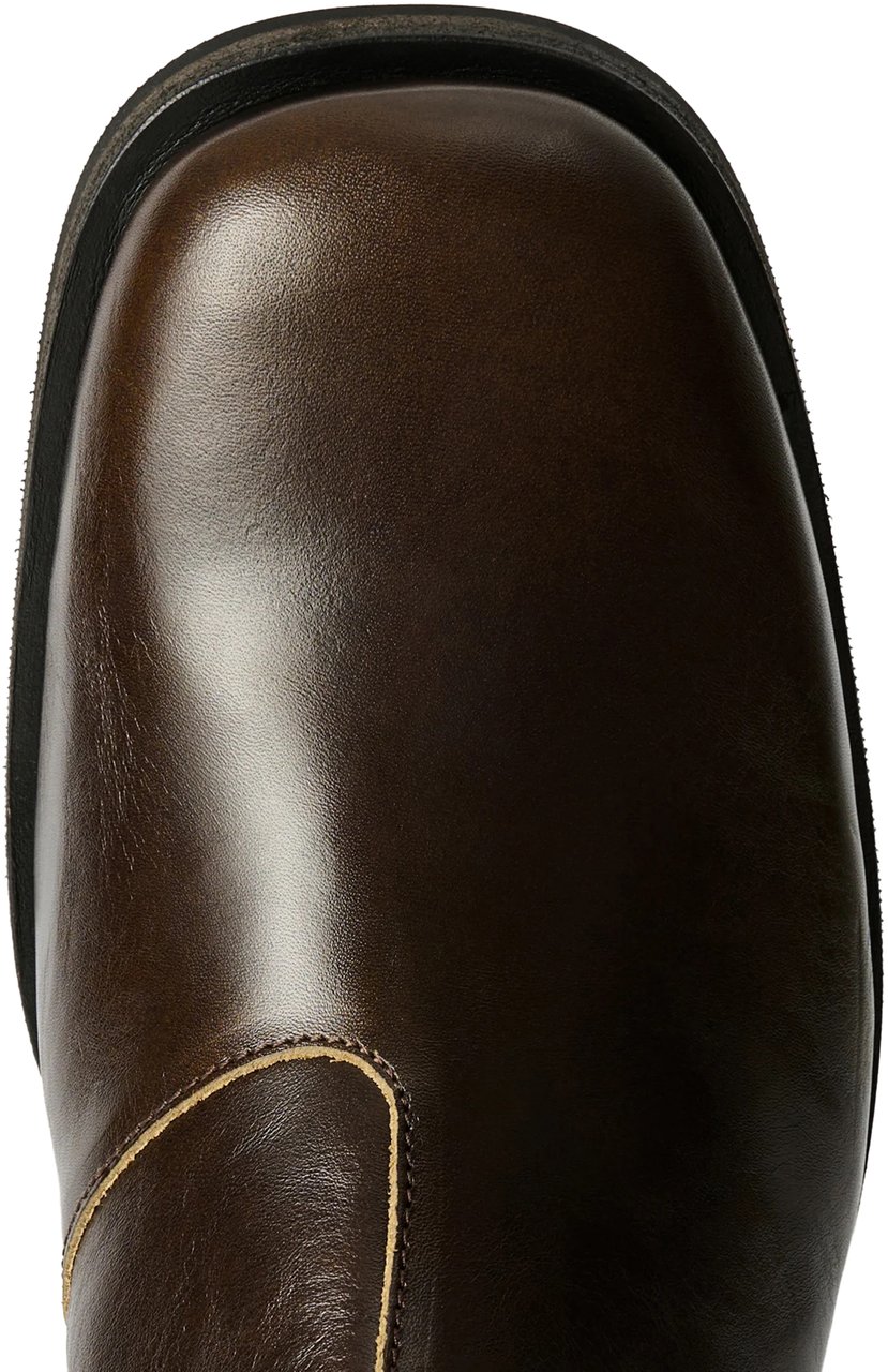 Our Legacy Boots Deep Olive Leather Bruin