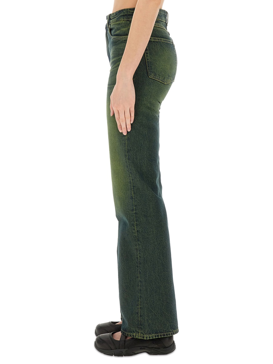 Our Legacy "BOOT CUT MALIBU" JEANS Groen