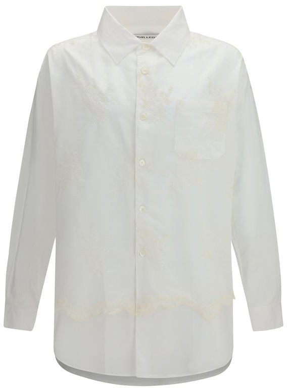 Our Legacy White Cotton Shirt Wit