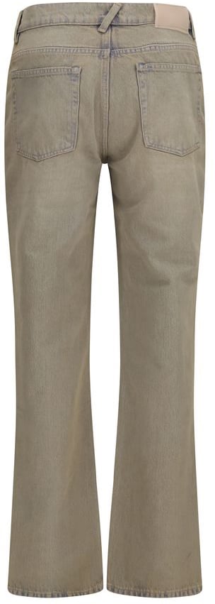 Our Legacy Bicolor Cotton Bootcut Jeans Divers