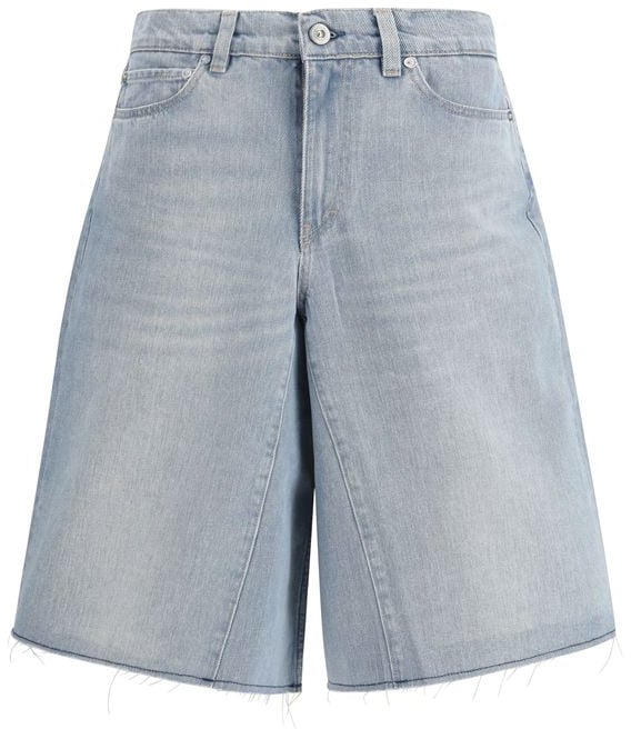 Our Legacy Blue Cotton Bermuda Shorts Blauw